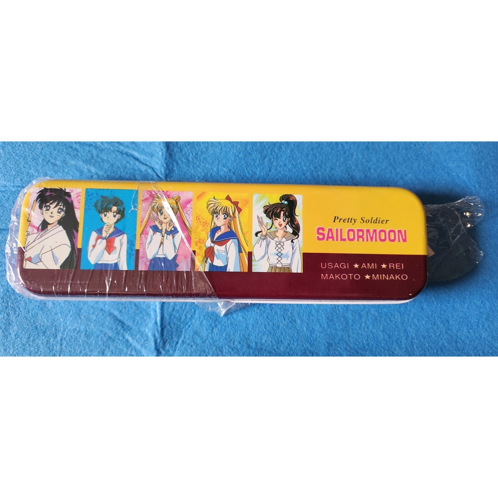 Vintage 90s Sailor Moon Metal Pencil Case